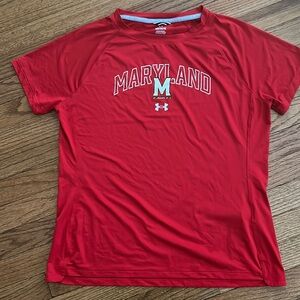 Under Armour Maryland Terrapins
Womens Red Performance Short sleeve TShirt